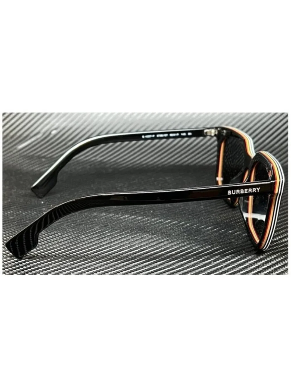 New Burberry Men Black Sunglasses 56-17-145